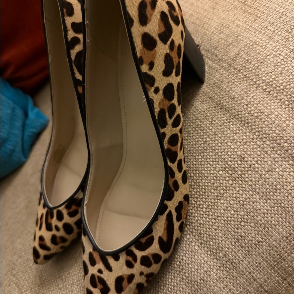 Marc Fisher Leopard Print Heels - Picture 2 of 4